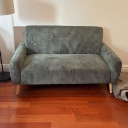 Adorable Small Green Couch 
