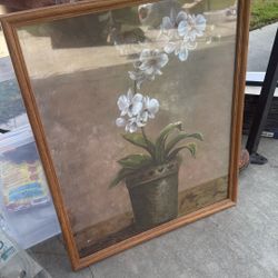 painting nice wood frame