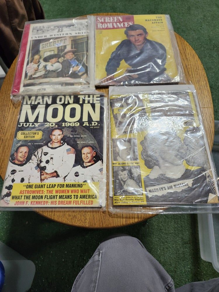 8 In Lot 3 Pictures & 4 MAGAZINE 1 Little Hardcover Book