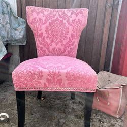 Pink dinning chairs