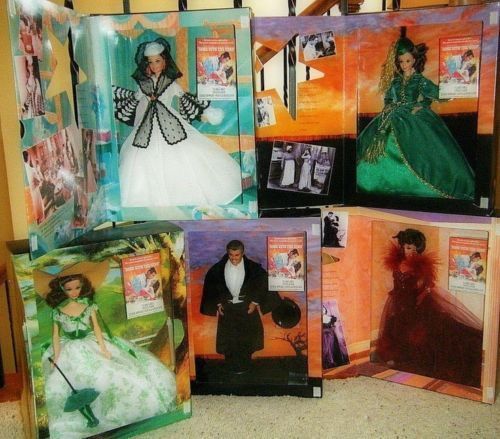 Barbie Dolls - Gone With The Wind Set Of 5