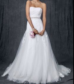 Brand New- Adjustable- David’s Bridal Wedding Dress- Size 4