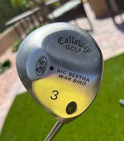 OBO!! 3 Clubs (3W, 5W & 3W) CALLAWAY Big Bertha War Bird Fairway Woods