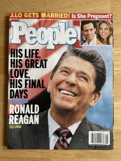 People Magazine - June 21, 2004 - Ronald Reagan Tribute Issue