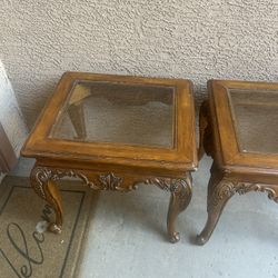 Coffee table and end tables