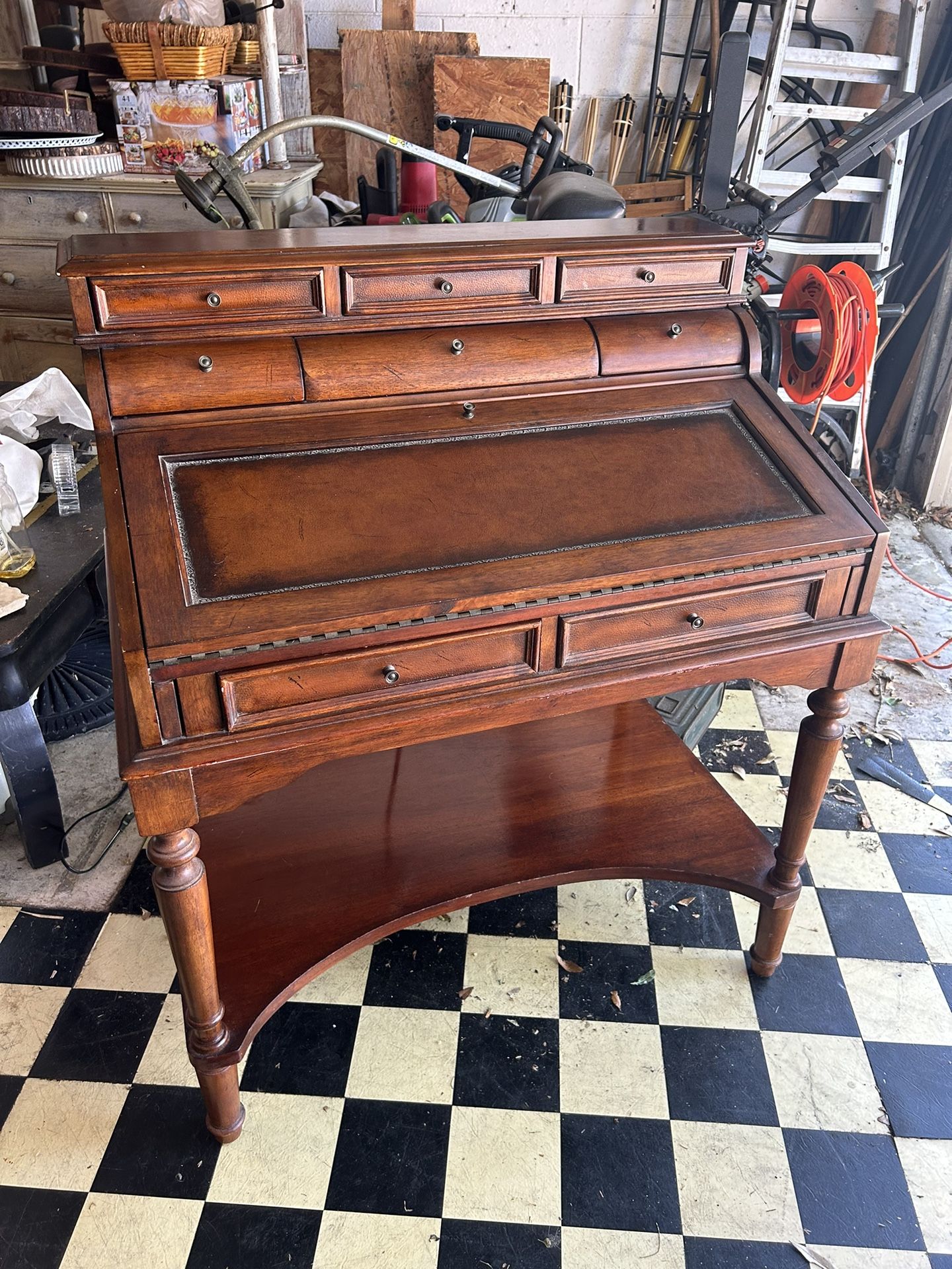 Wood Drop Leaf Desk