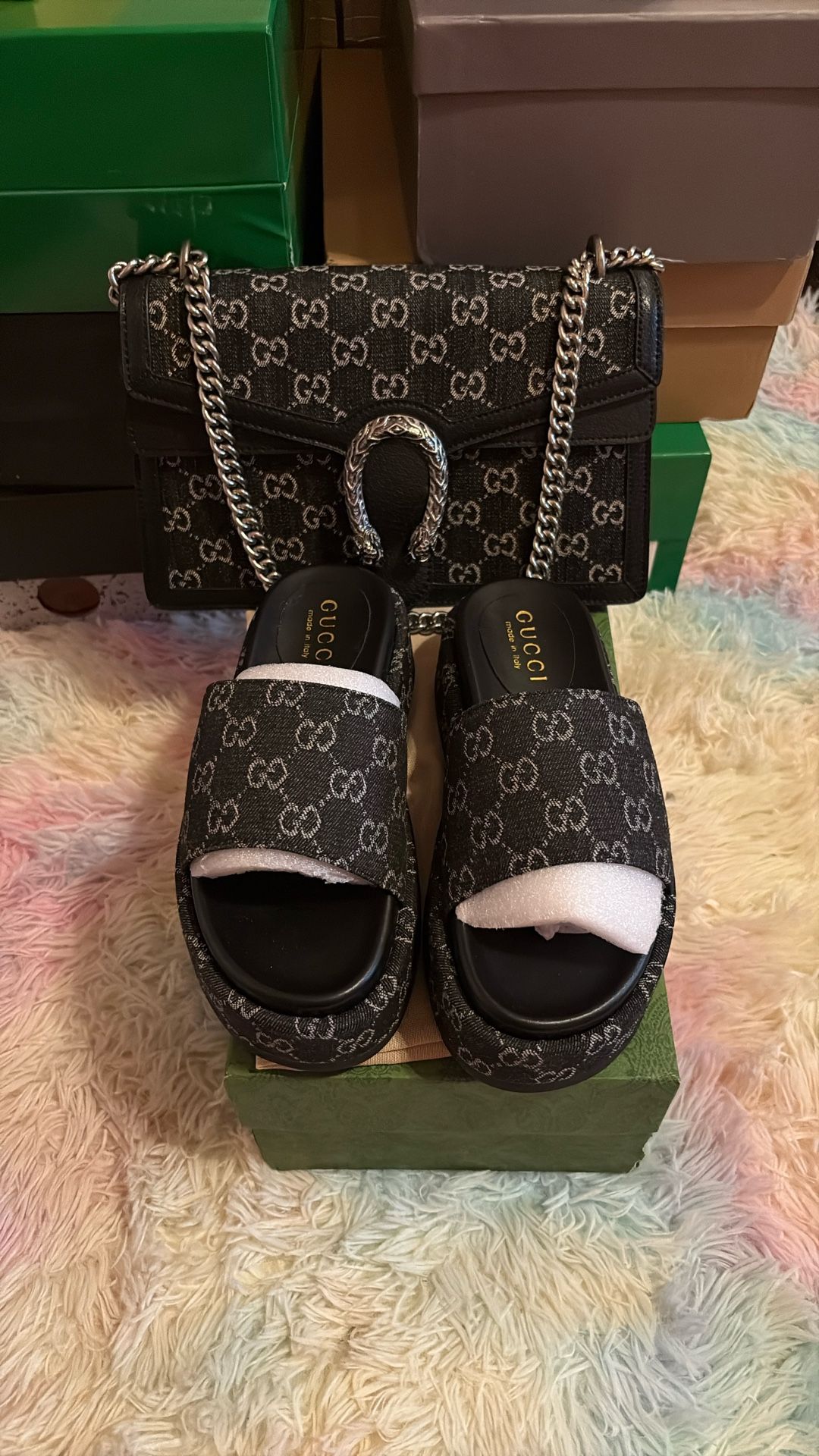 Black Gucci Set Women
