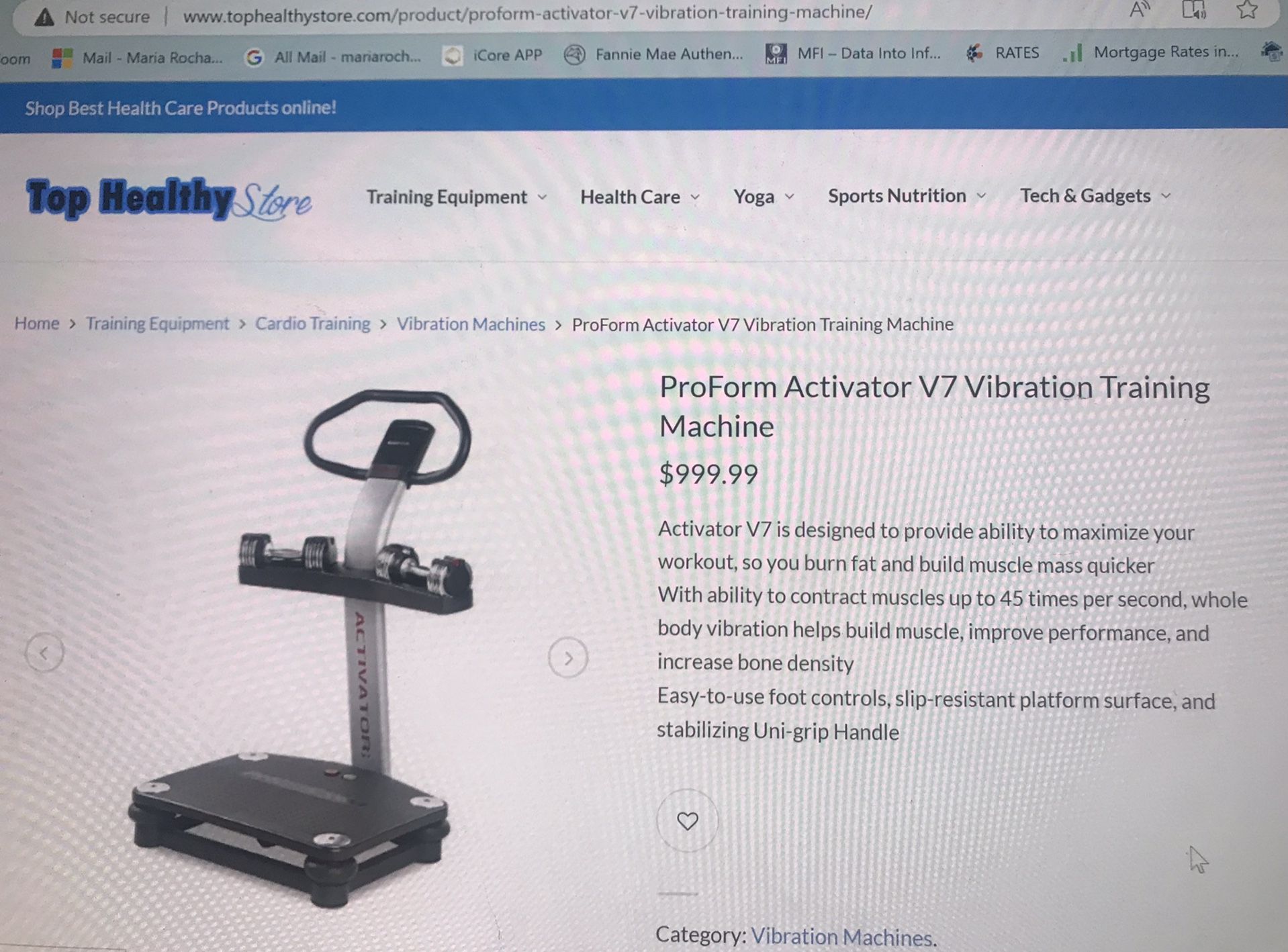 ProForm Activator V7 Vibration Training Machine for Sale in Riverside CA OfferUp
