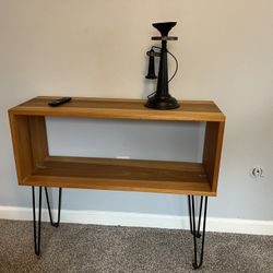 Wood & Metal Book Shelf