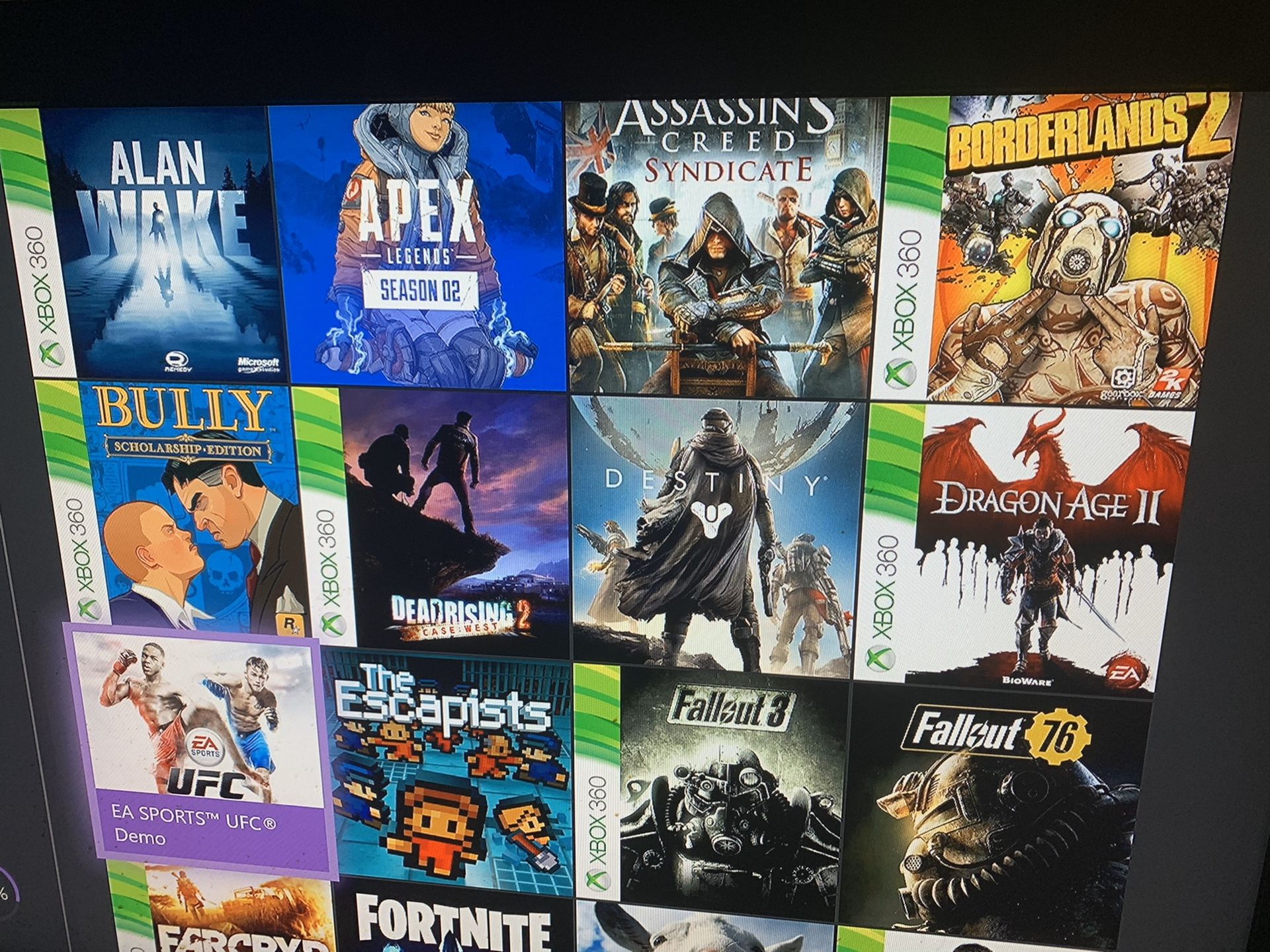Xbox with 38 games!