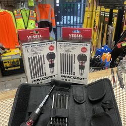 Vessel Impact & Out Screwdriver Kit. $40 EACH.