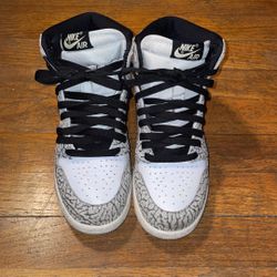 Jordan 1 Retro High 'white cement' Size 5.5 youth