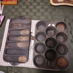 Cast Iron Griswold Wagner Ware Pans