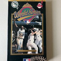 1997 World Series VHS Official Video Marlins vs Indians
