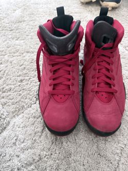 Nike Air Jordan MVP "Raging Bull" sneakers in red.