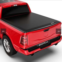 6.4FT Roll Up Tonneau Cover For 2019-2025 Dodge Ram 1500 New Body Model Truck Bed