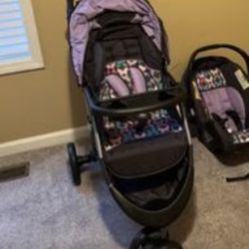 Butterfly Stroller Available With Seat Straps 