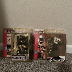 Reggie Bush & Deuce McAllister NFL McFarlane Figures