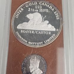 Highly collectible silver beaver