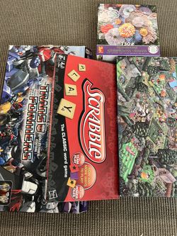 Monopoly, Scrabble And Puzzles