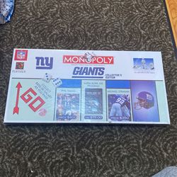 New York, Giants, Monopoly Game, Collectors, Edition