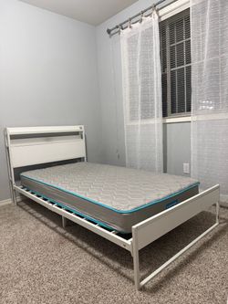 Twin Bed Frame with Mattress