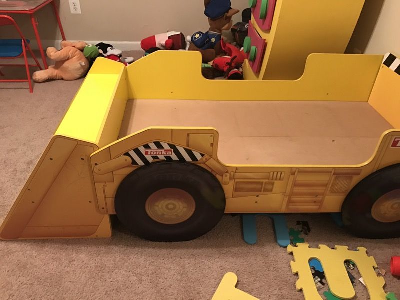 Tonka truck toddler bed