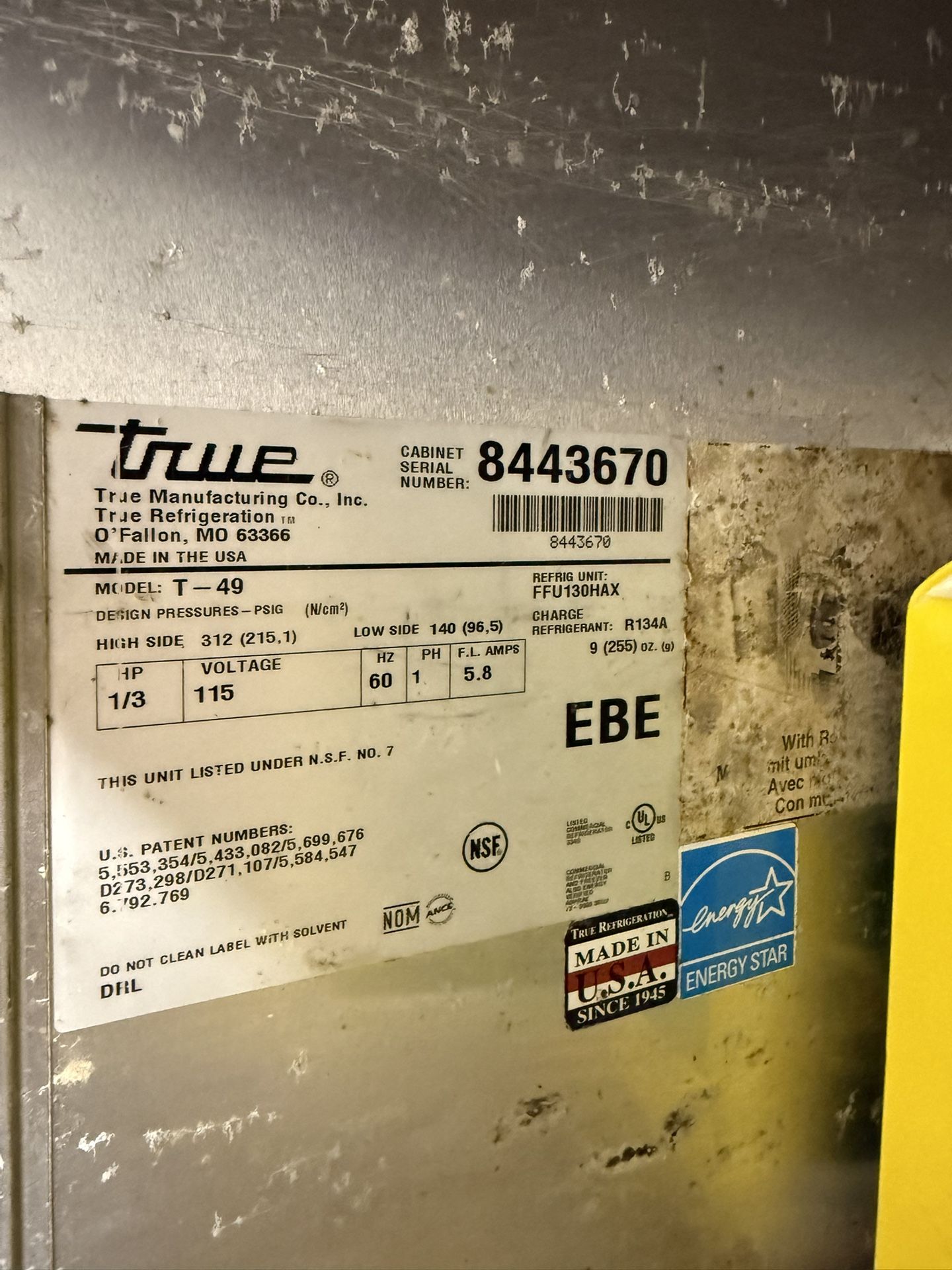 Used True T-49 Commercial Refrigerator – Excellent Condition
