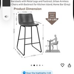 Bar Stools 4 Ct 