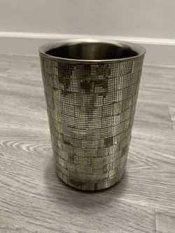 Flower vase glitter fancy