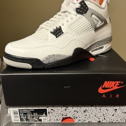 Jordan 4 White Cement Sz12