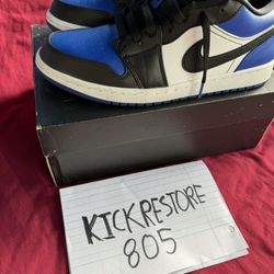 Air Jordan 1 Low Royal Toe 10 M