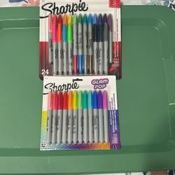 36 Ct Sharpie, Glam Pop Pack, Standard Color Pack, Metallic Pack And Neon Pack