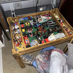 Legos And Lego Table 