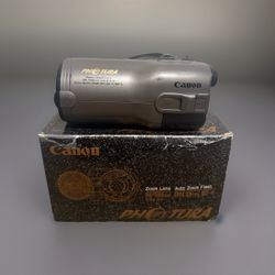 Canon Photura 35mm Point & Shoot Film Camera-WORKS! NEW BATTERY!