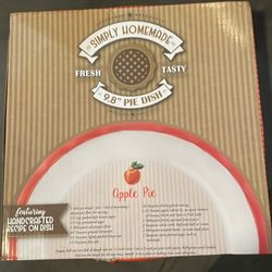 "Simply Homemade" 9.8-inch pie dish