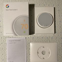 Nest Thermostat E . Smart Thermostat