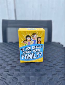 Do You Really Know You’re Family Game