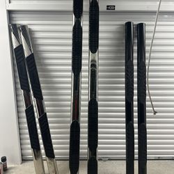 Black Truck Side Steps/running Boards
