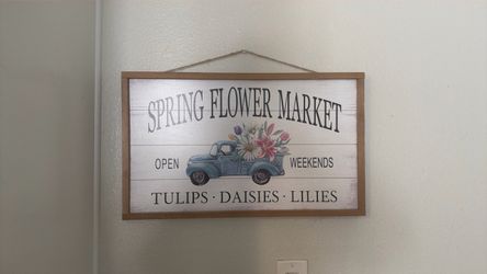 Spring Hanging Wall Decor