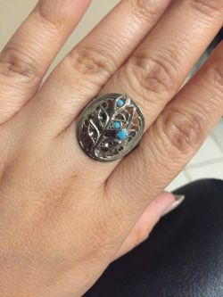 Germany ring missing stones size 7/8 $4