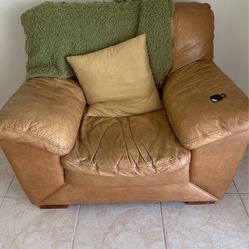 Oversized Leather chair