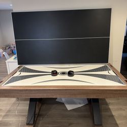 Air Hockey Table With Ping-Pong Table Top