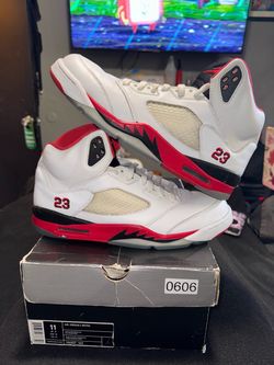 Jordan 5” Fire Red” Size 11M