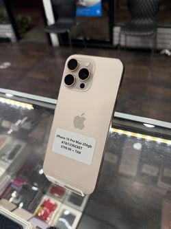 iPhone 16 Pro Max 256gb AT&T/CRICKET