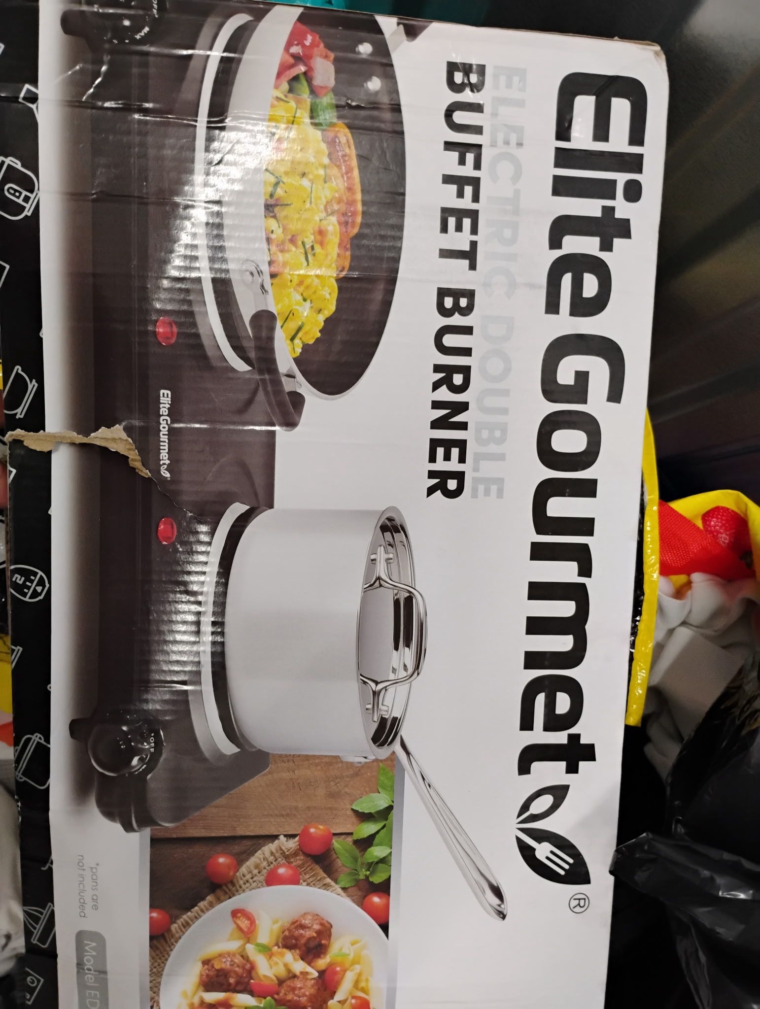 Elite Gourmet Electric double buffet bunner