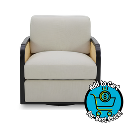 Better Homes & Gardens Springwood Cane Swivel Accent Chair