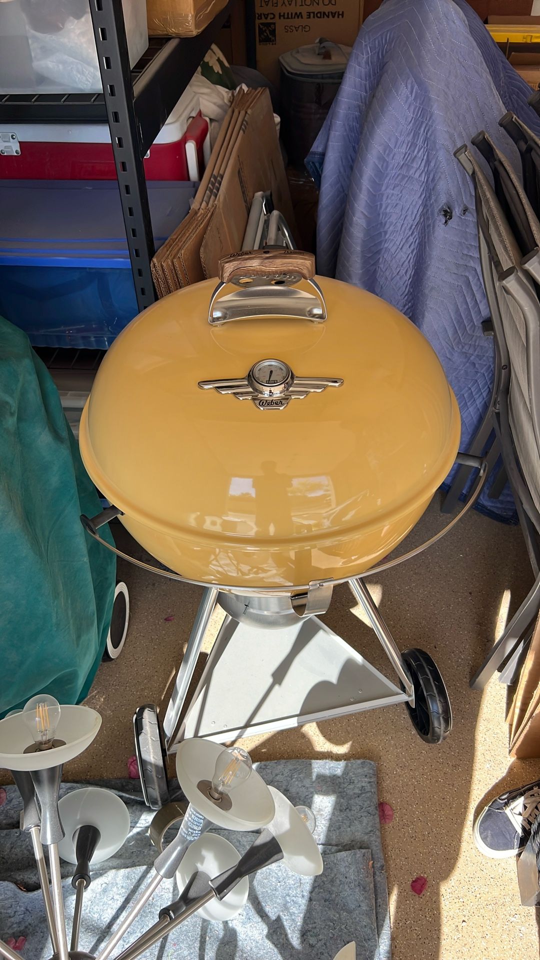 Weber 70th Anniversary Edition Yellow BBQ