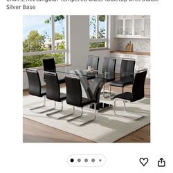 Modern Dining Room Table With 8 Chairs 