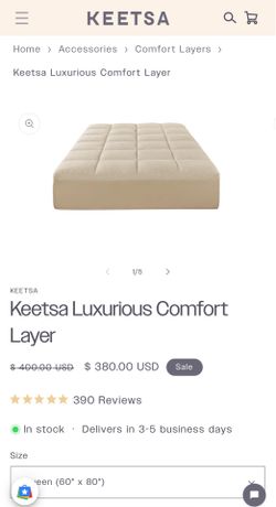 FREE - KEETSA Queen Matress Cover - Brand New